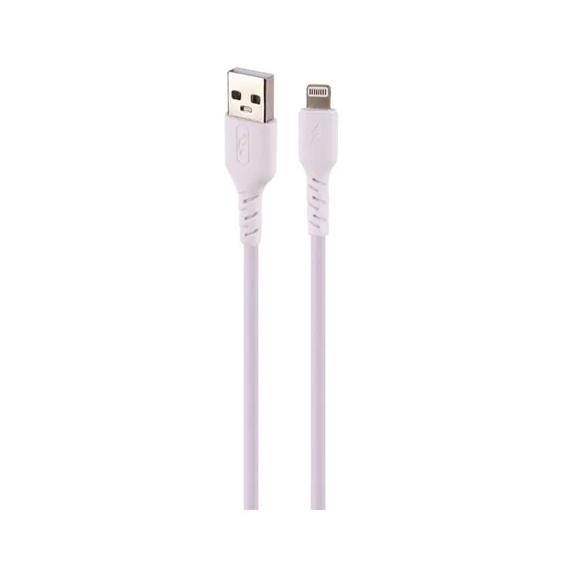 کابل شارژ USB به لایتنینگ 2.4A فست اسکای دلفین S07L طول 1 متر سفید – حراج