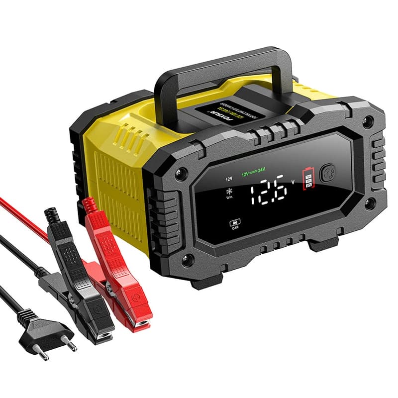 شارژر چند منظوره هوشمند باتری موتورسیکلت و خودرو فاکسور FOXSUR مدل 12V10A-24V5A — تصویر ۴