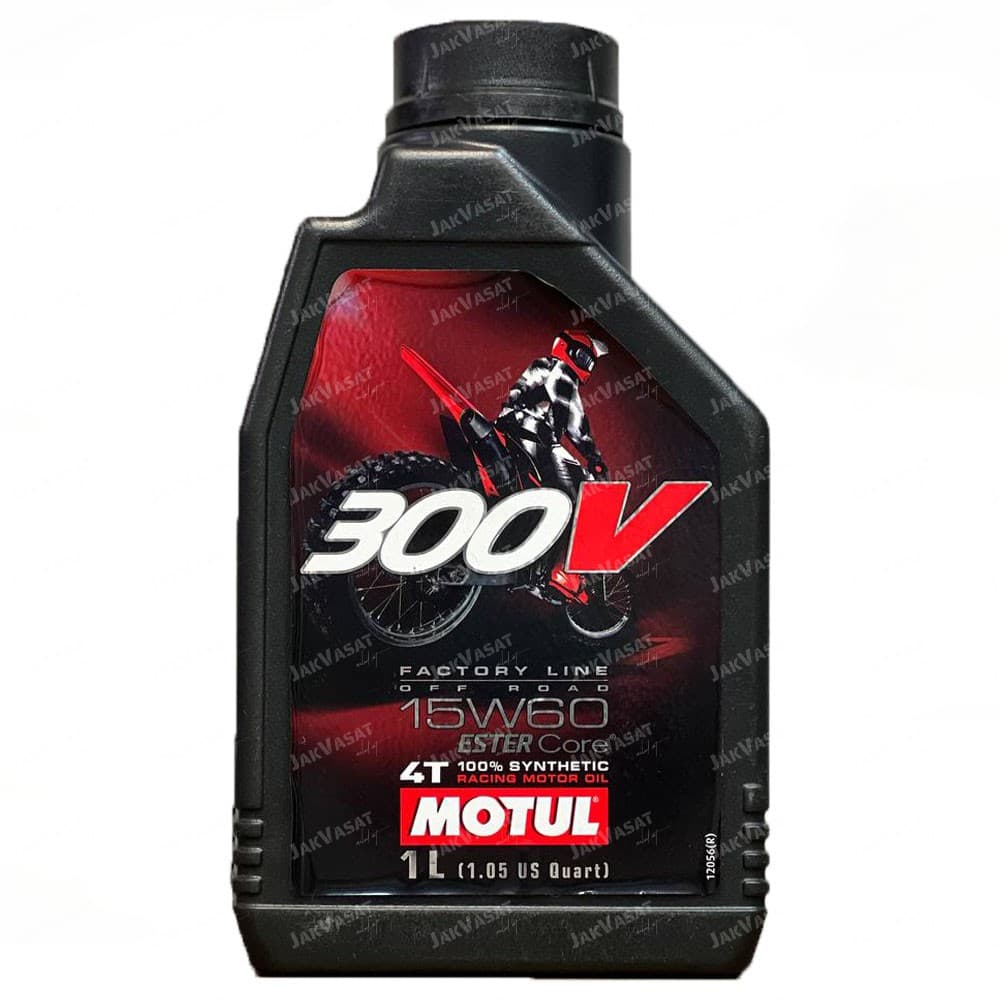 روغن موتور موتول 1 لیتر مخصوص موتورهای کراس و اندرو Motul 15W60 300V