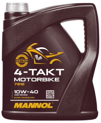 روغن موتور مانول مخصوص موتور دنده ای 4 لیتر7812 MANNOL 10W40 SP