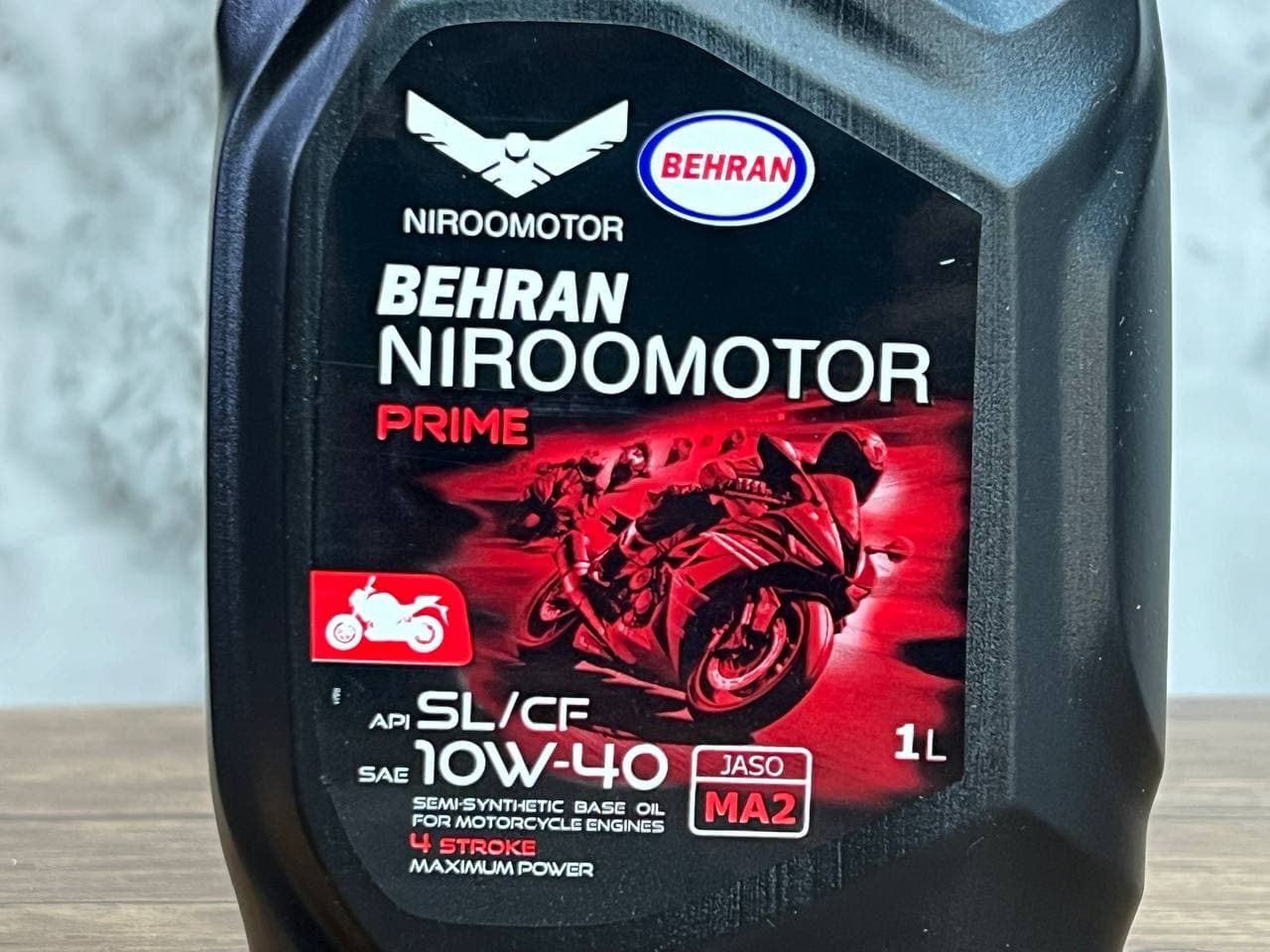 روغن موتور بهران مخصوص موتورهای دنده ای NIRO MOTOR OIL / 10W40 MA2 — تصویر ۴