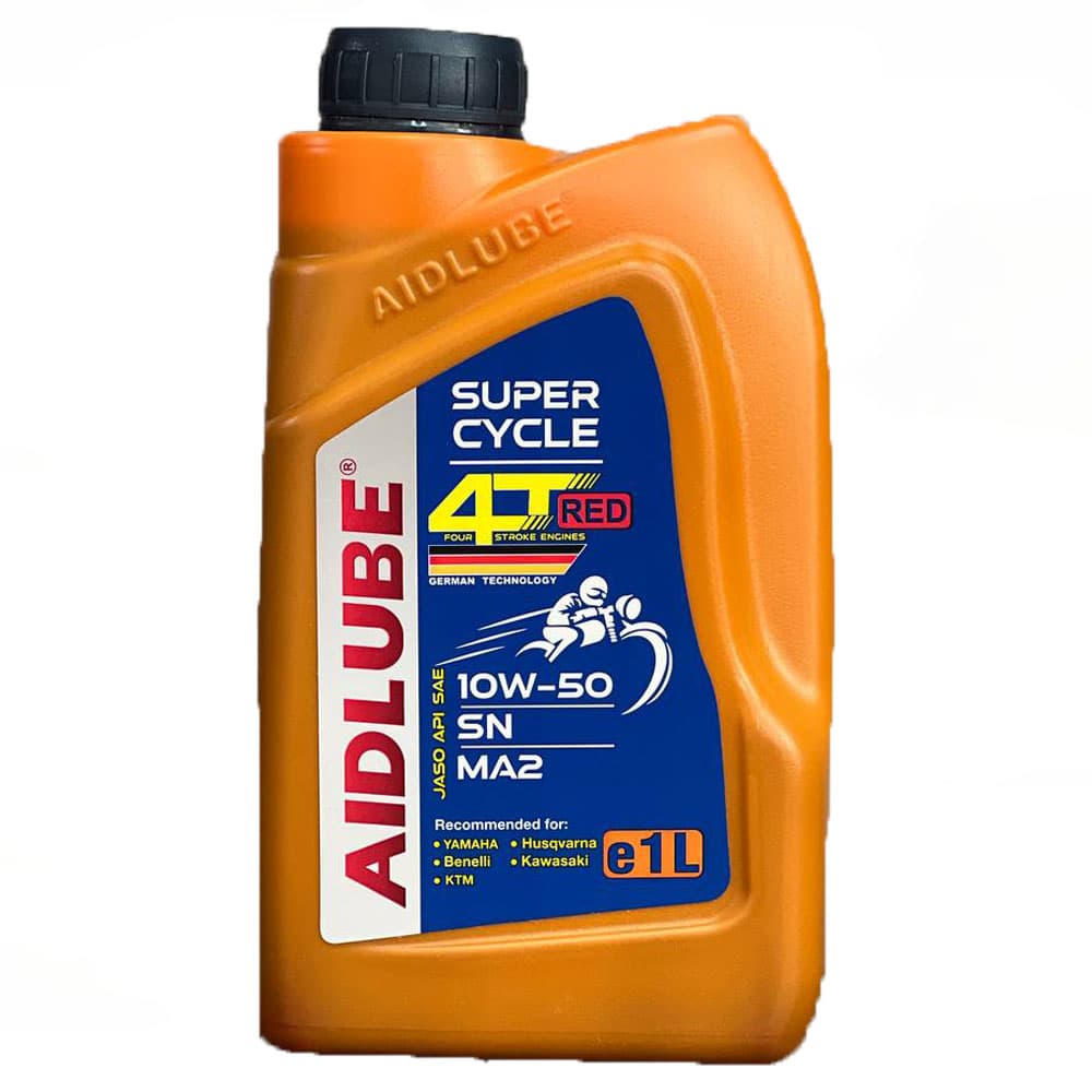 روغن موتور ایدلوب 10W50 مخصوص موتورهای دنده ای AIDLUBE فول سنتتیک SN