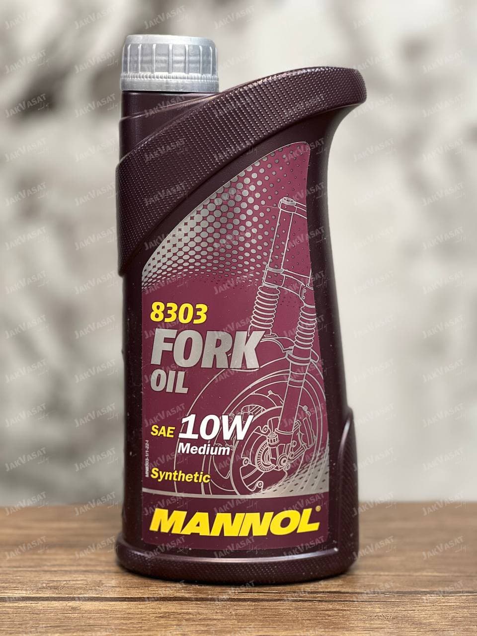 روغن مخصوص کمک فنر موتور سیکلت مانول MANNOL 10W — تصویر ۳