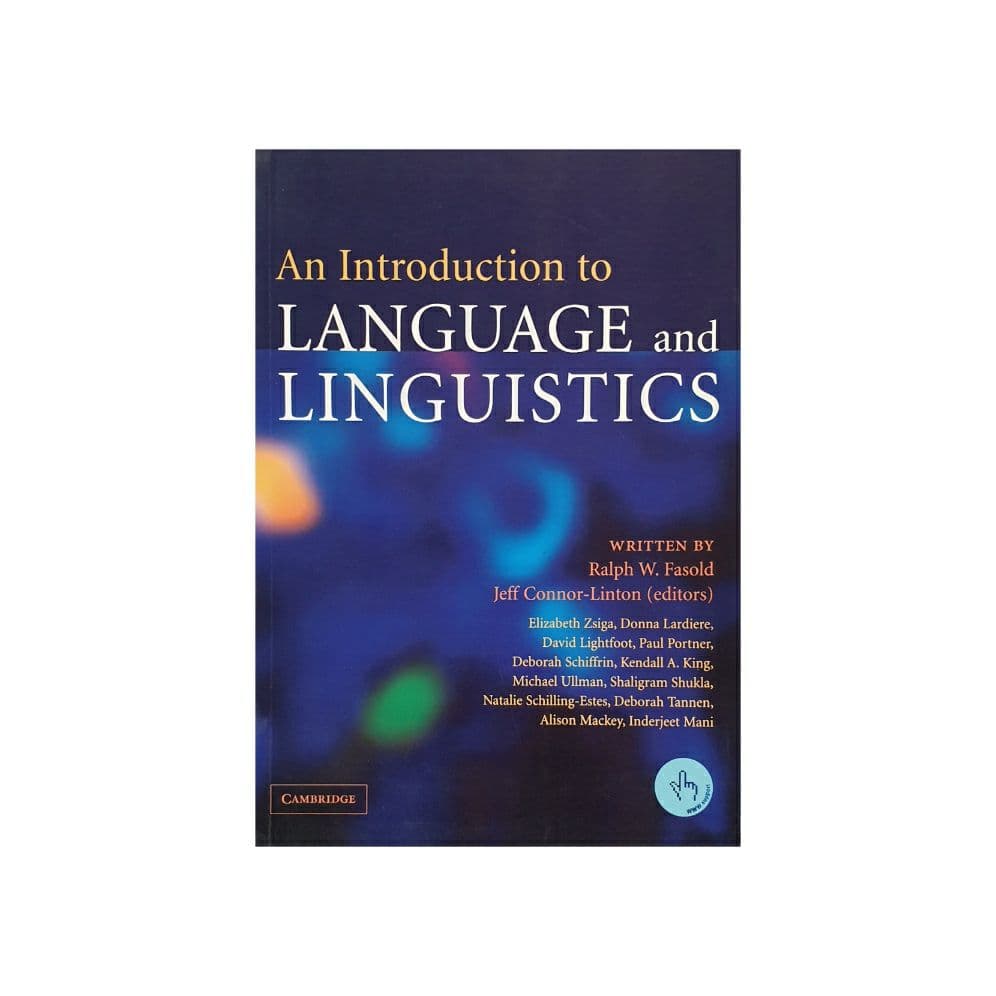 an Introduction to Language and linguistics