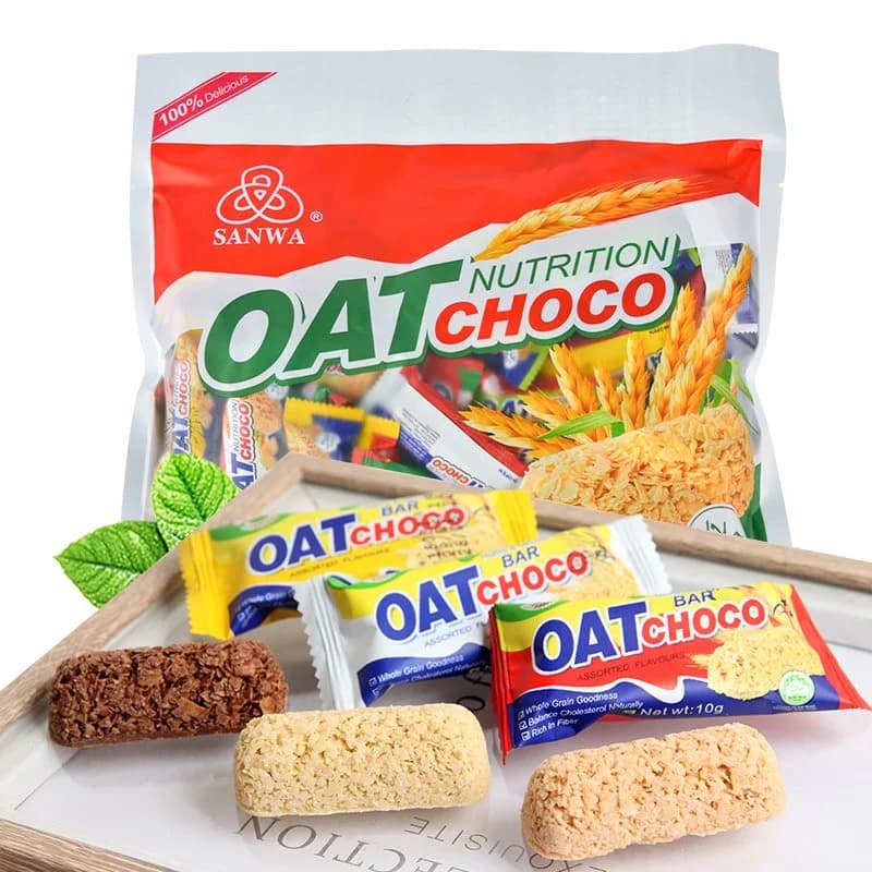 شکلات غلات رژیمی اوت چوکو Oat Choco مدل (400gr)Three Flavors — تصویر ۲