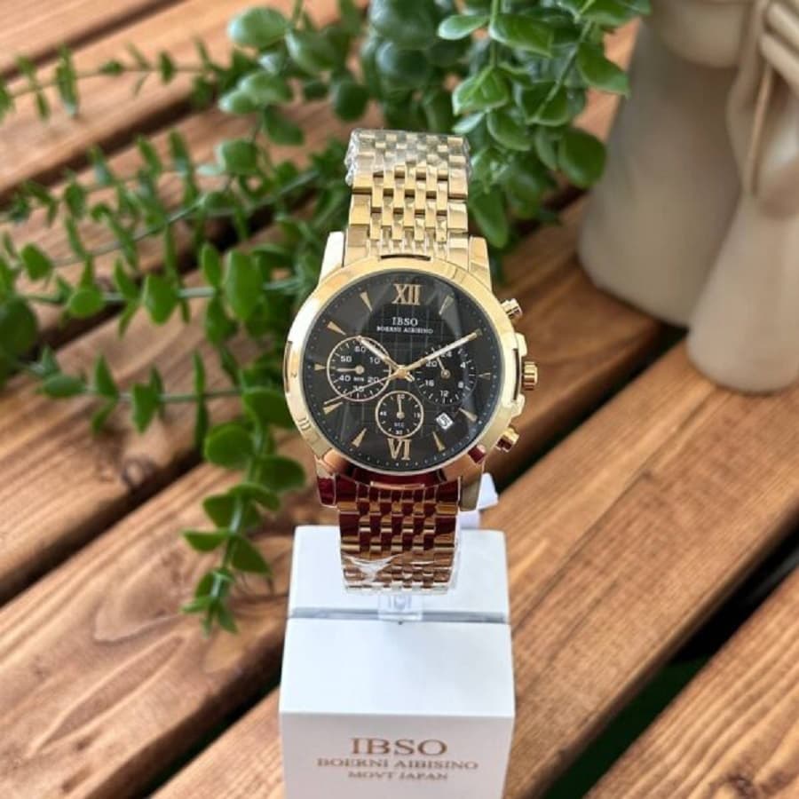 ساعت مردانه ایبسو IB9263-Gold-Black