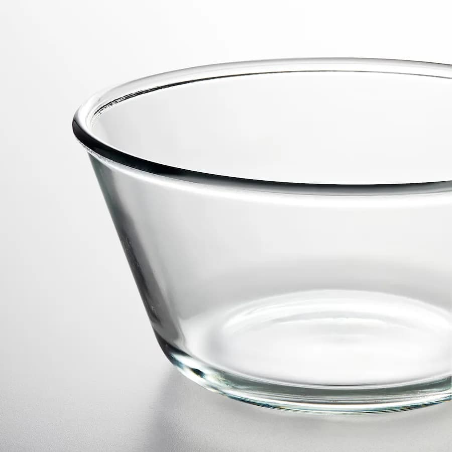ظرف سرو شیشه ای شفاف ایکیا مدل VARDAGEN — تصویر ۳