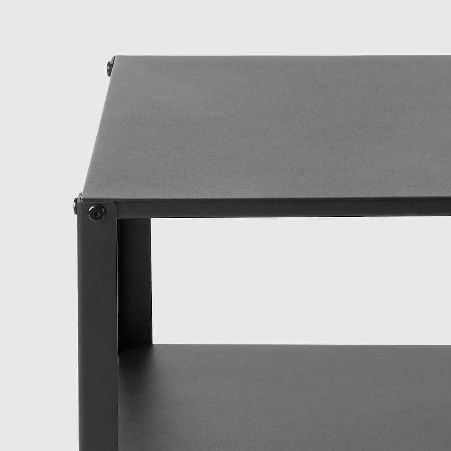 میز کنار تخت مشکی ایکیا سایز 42×34 مدل KNARREVIK — تصویر ۵