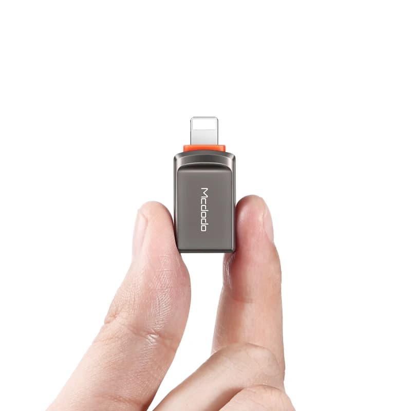 مبدل OTG تبدیل USB به لایتنینگ مک دودو مدل NewPack 2025 — تصویر ۶
