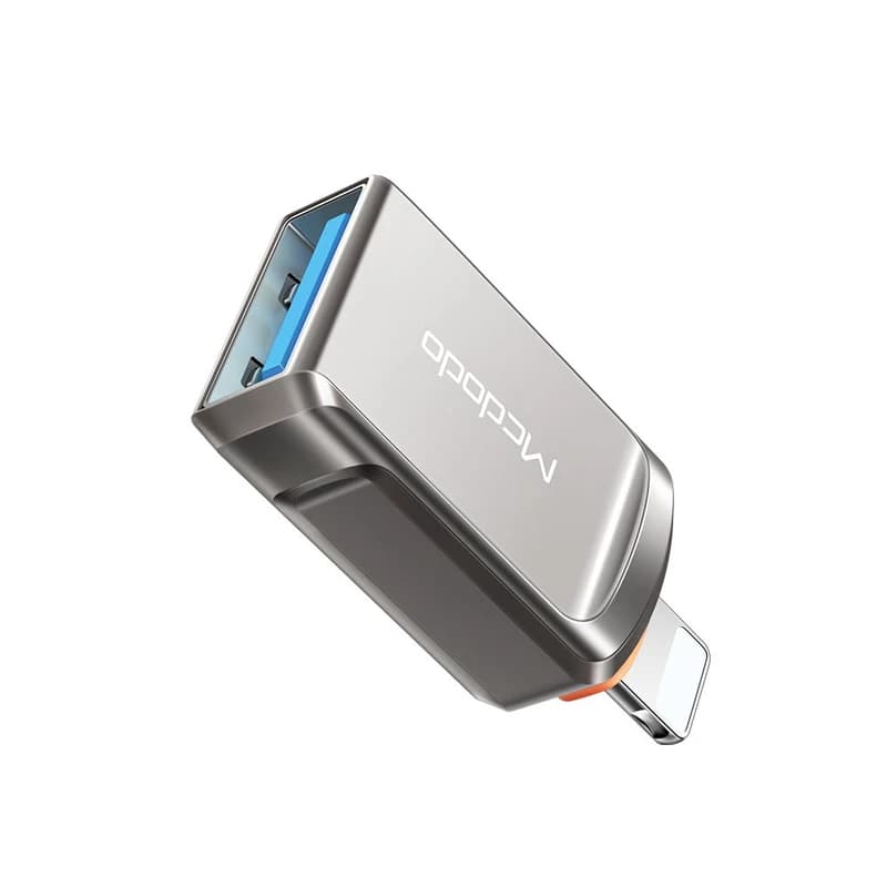 مبدل OTG تبدیل USB به لایتنینگ مک دودو مدل NewPack 2025 — تصویر ۵