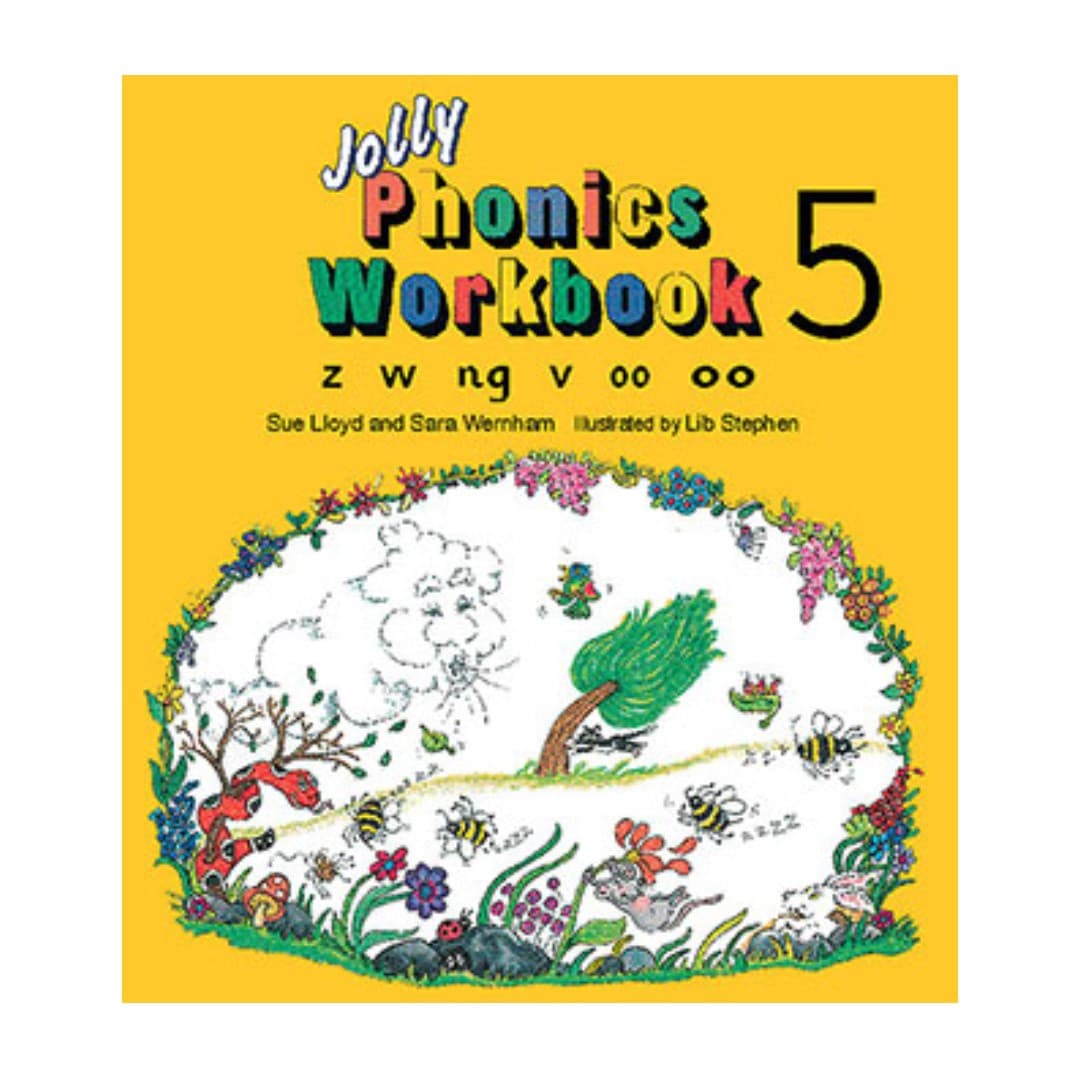 Jolly Phonics WorkBook 5 جولی فونیکس ورک بوک پنج