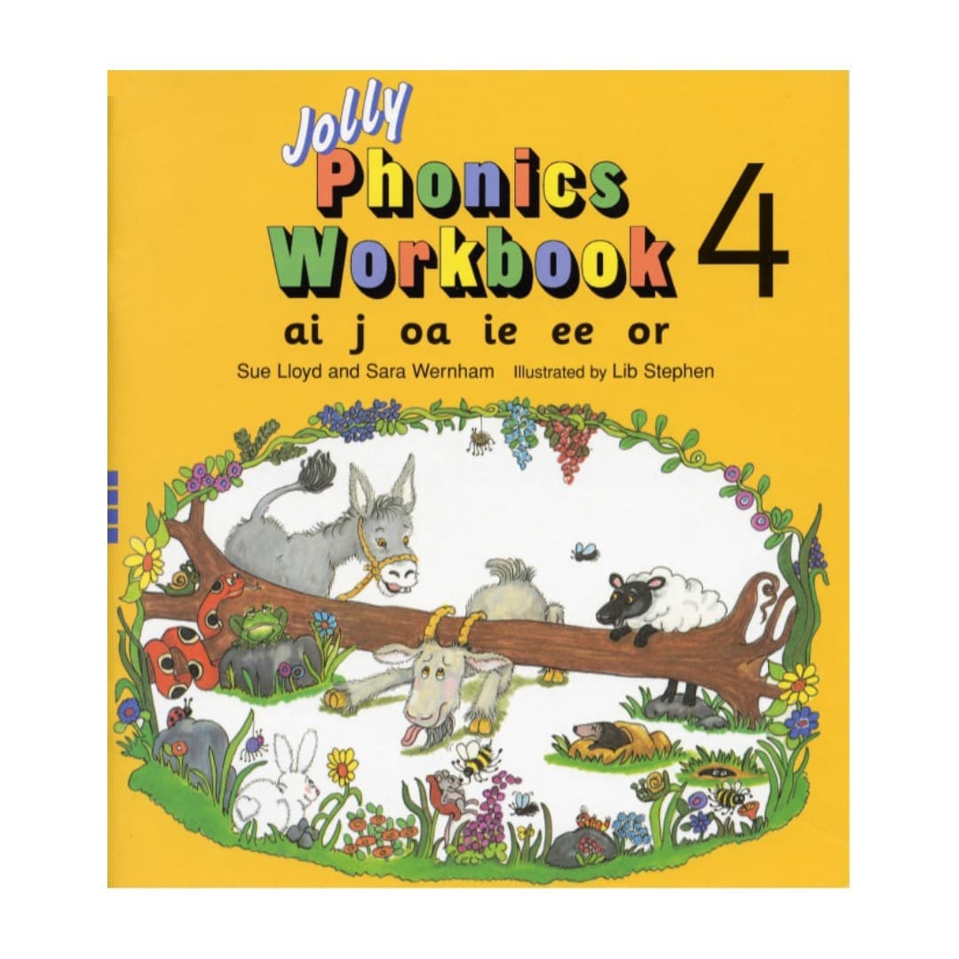 Jolly Phonics WorkBook 4 جولی فونیکس ورک بوک چهار
