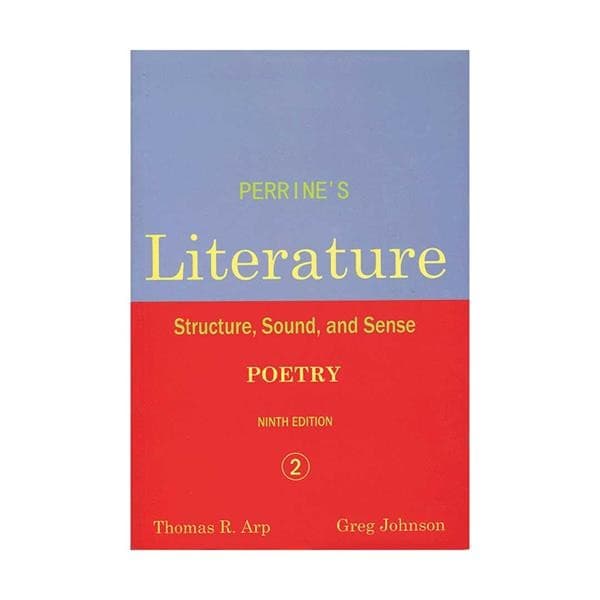 Perrine’s Literature Structure Sound and Sense Poetry 2 Ninth Edition پرینز لیتریچر استراکچر پواتری دو ویرایش نهم