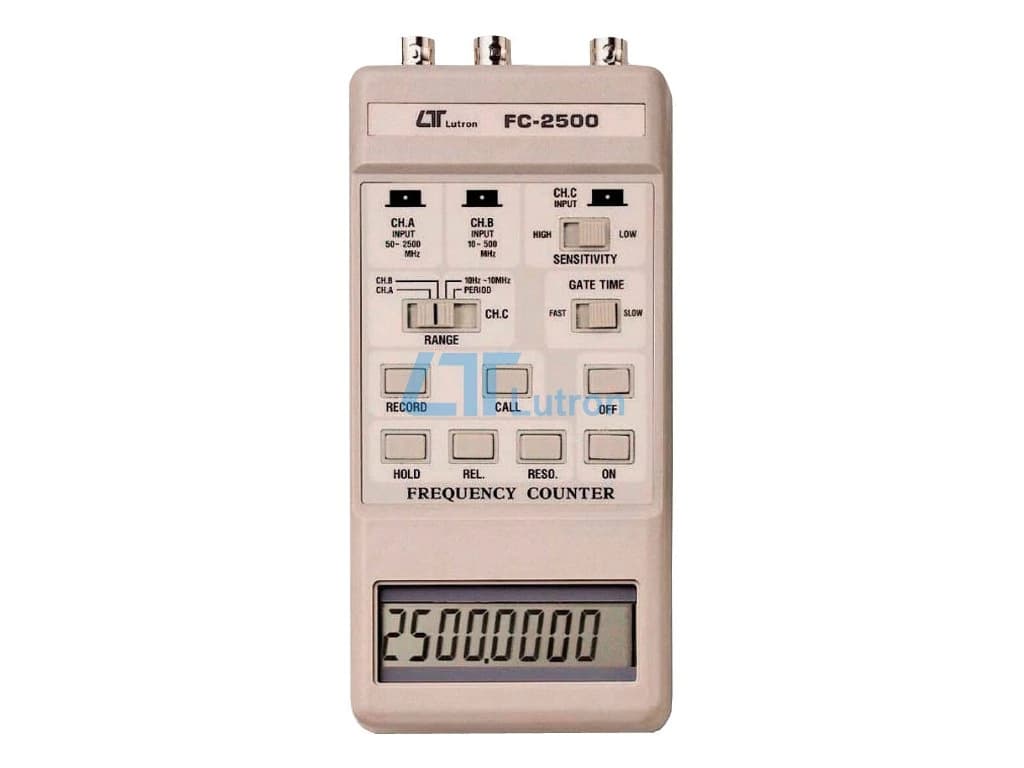 فرکانس متر دیجیتالی پرتابل LUTRON مدل FC-2500A — تصویر ۲