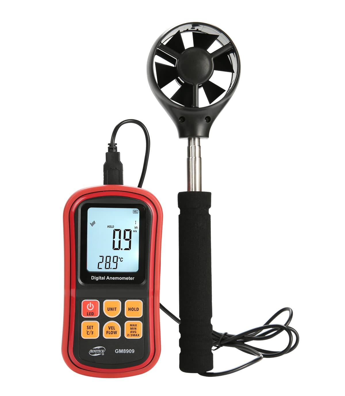 سرعت سنج باد BENETECH مدل GM 8909