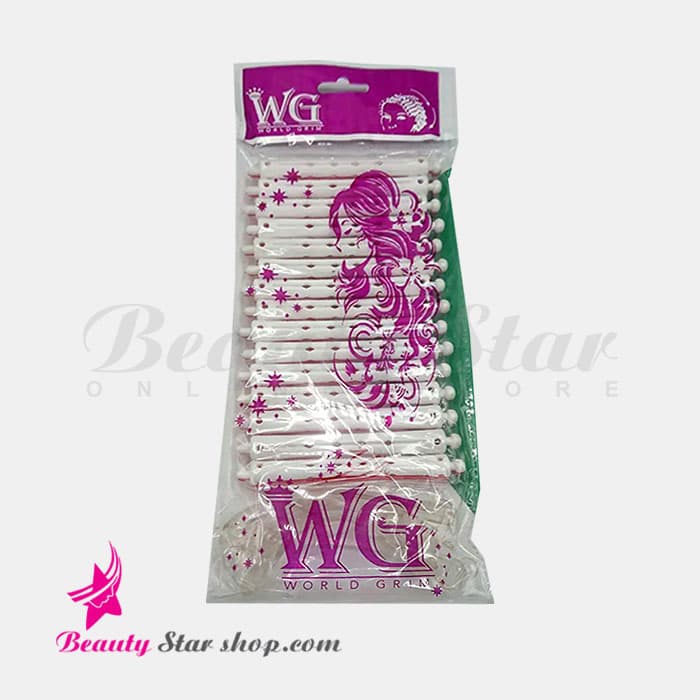 بیگودی فر مو کش دار استخوانی WG سایز متوسط بسته 12 عددی