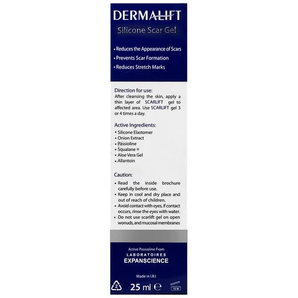 ژل پوست های آسیب دیده اسکارلیفت DERMALIFT — تصویر ۳