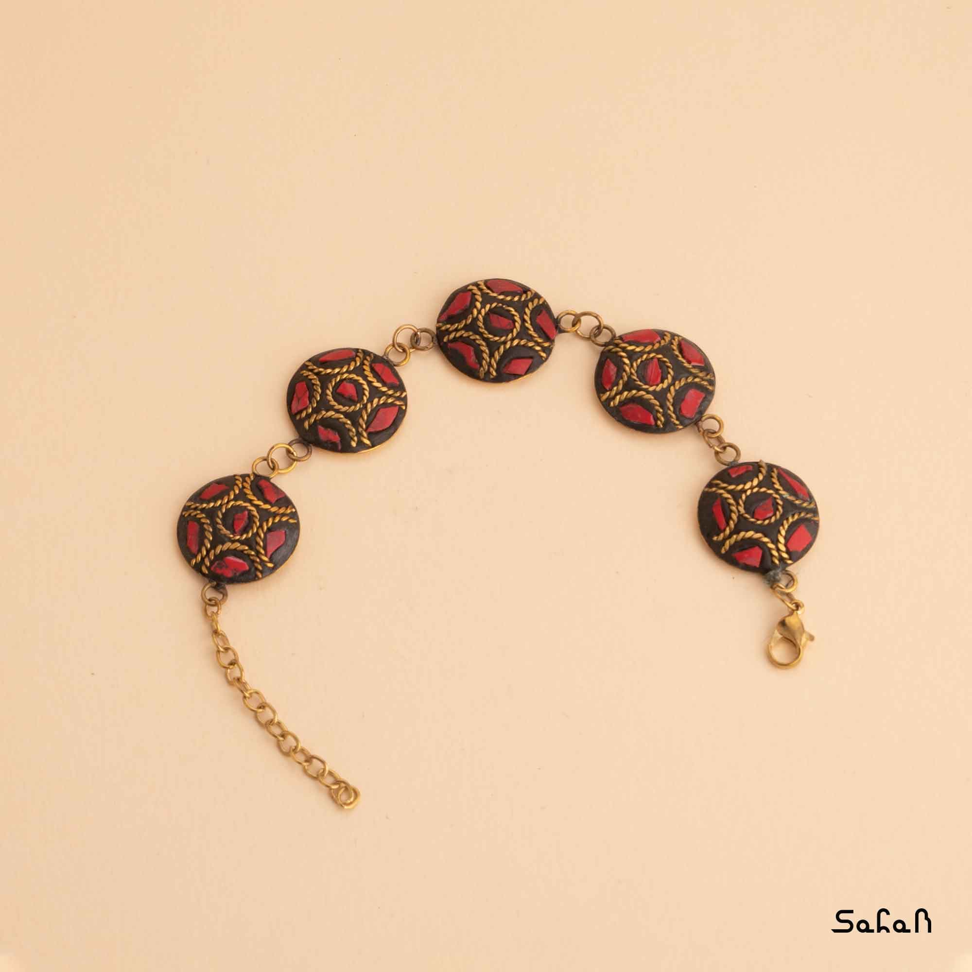 دستبند نپالی کوچک دایره