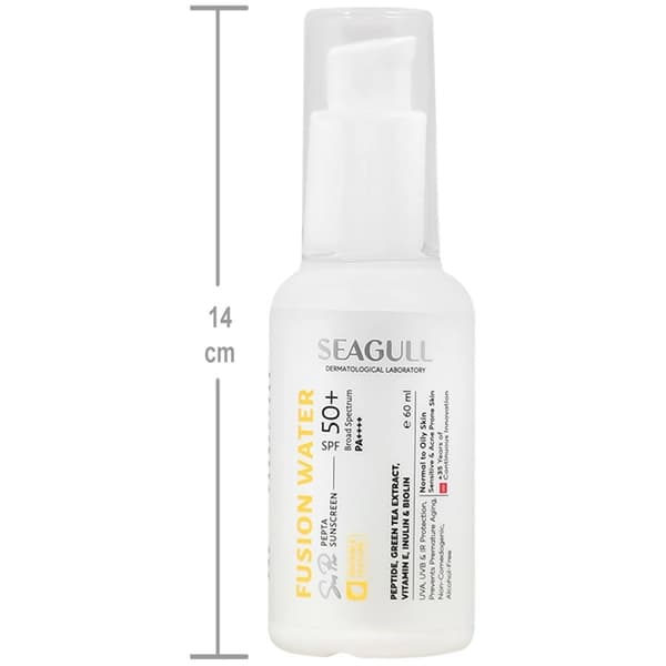 ضدآفتاب پپتا فیوژن واتر +SPF 50 سی گل — تصویر ۲