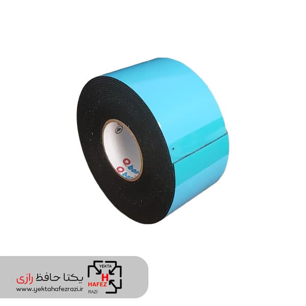 چسب دوطرفه مشکی با روکش آبی بونوتیپ عرض 5 سانتی متر