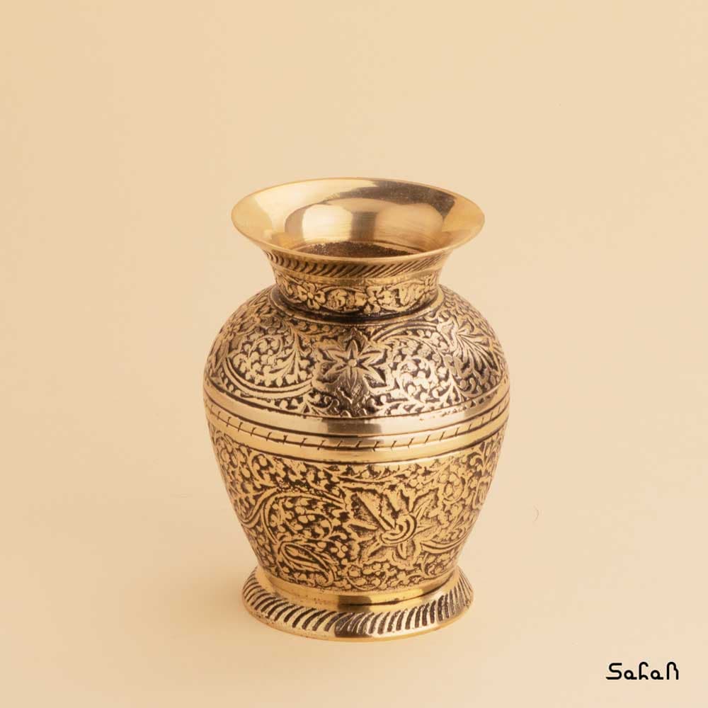 گلدان برنجی آنتیک مدل مجلسی سایز 1