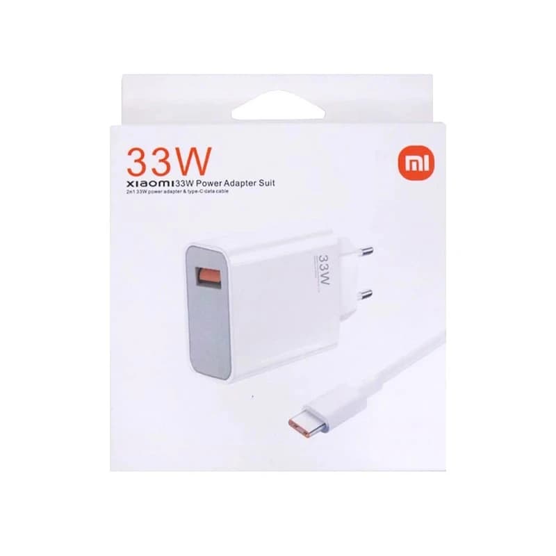 شارژر دیواری شیائومی مدل 33W با کابل USB-C و کلگی شارژر سوپر فست(اصلی ) — تصویر ۶