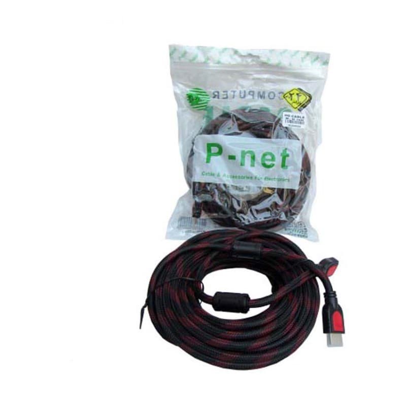 کابل 10متری hdmi نایلونی پی نت