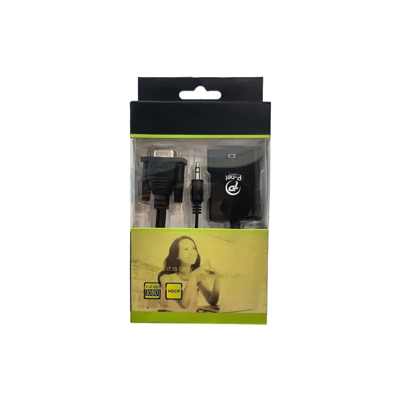 تبدیل vga to hdmi نایلونی — تصویر ۲