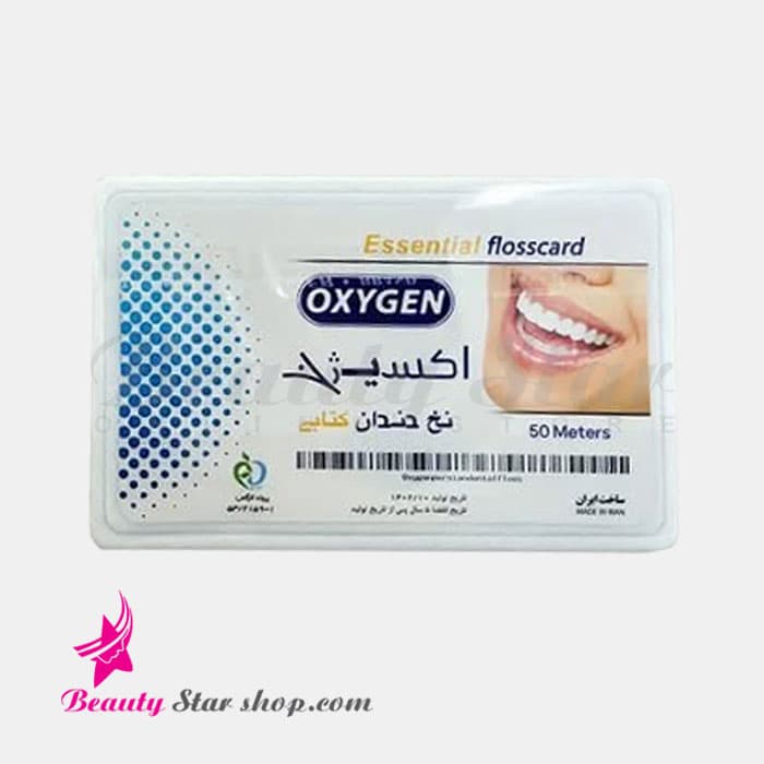 نخ دندان کتابی اکسیژن 50 متری