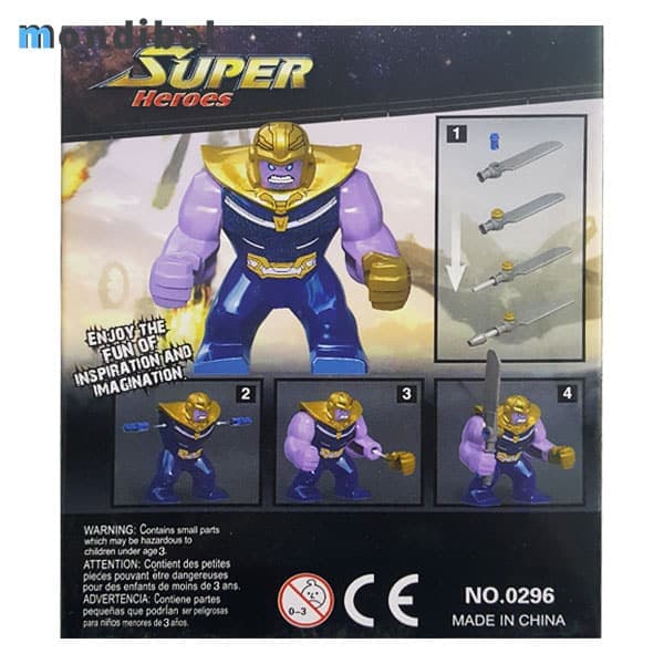 ساختنی دکول مدل Thanos کد ۰۲۹۶ از سری Super Heroes — تصویر ۳