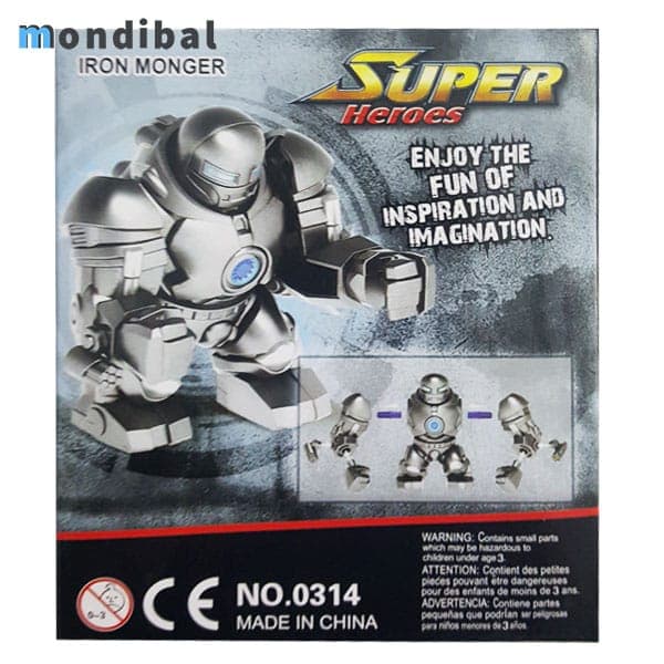 ساختنی دکول مدل Iron Monger کد ۰۳۱۴ از سری Super Heroes — تصویر ۳