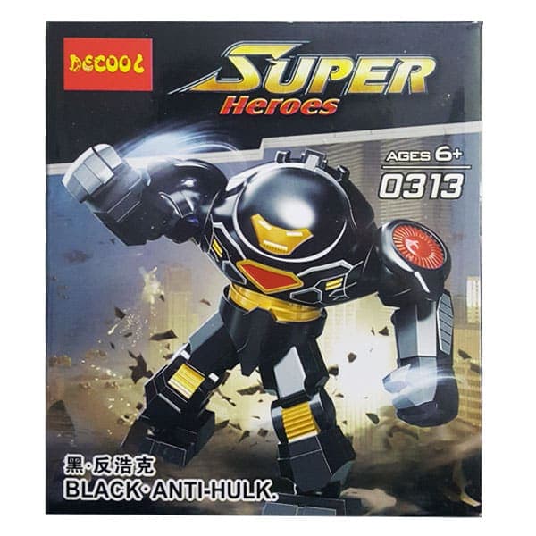 ساختنی دکول مدل Black-Anti-Hulk کد ۰۳۱۳ از سری Super Heroes