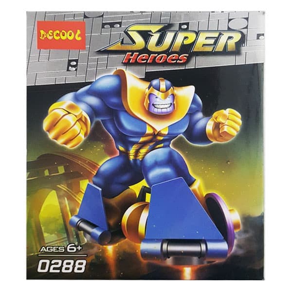 ساختنی دکول مدل Thanos کد ۰۲۸۸ از سری Super Heroes — تصویر ۲