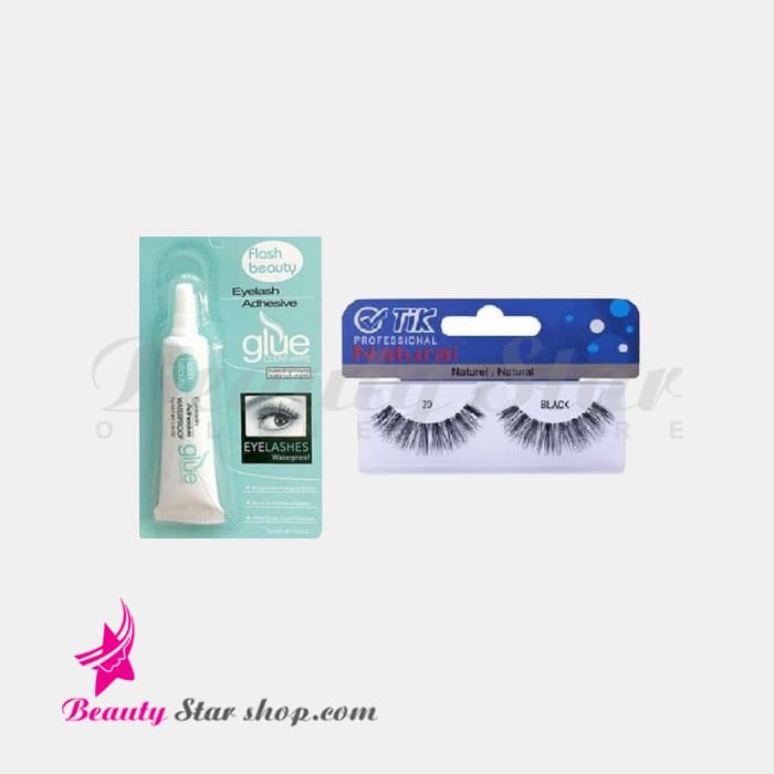 پک چسب مژه فلش و مژه طبیعی تیک شماره 20