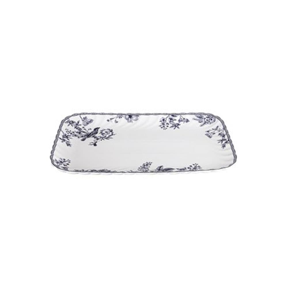 دیس پذیرایی مستطیل گلدکیش طرح لوتوس سایز بزرگ کد GK701132-1 — تصویر ۲
