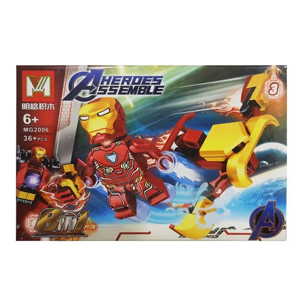 ساختنی ام دبلیو مدل Iron-Man از سری Heroes Assemble MG2006