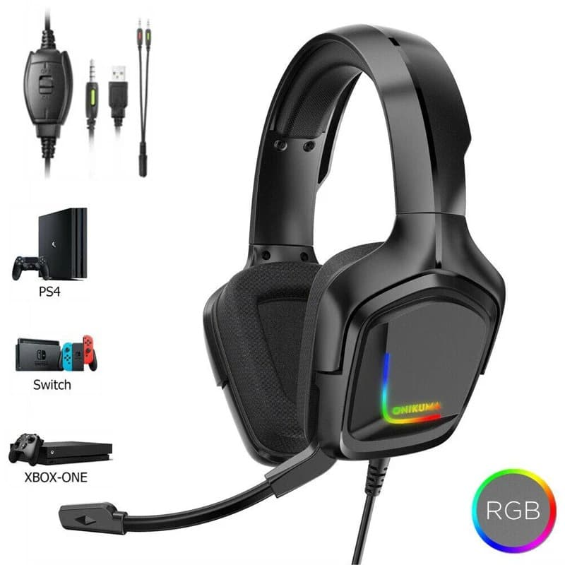 هدست گیمینگ اونیکوما مدل K20 RGB — تصویر ۲