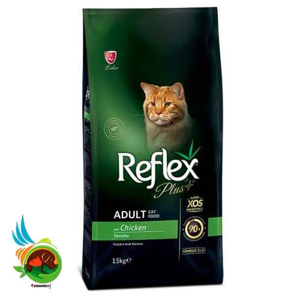 غذای گربه رفلکس پلاس با طعم مرغ مدل Reflex Plus Adult Chicken وزن 15 کیلوگرم — تصویر ۲