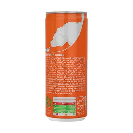 نوشابه انرژی زا بیگ بر مدل کوکتل حجم 250 میلیلیتر مجموعه 6 عددی — تصویر ۵
