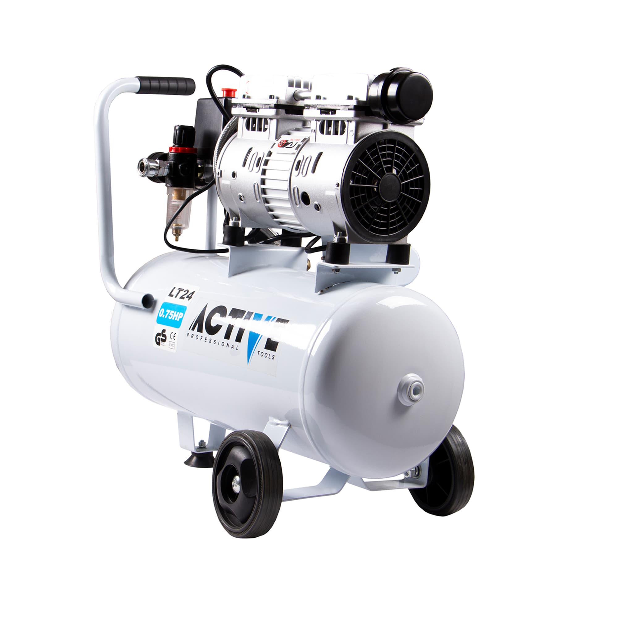 کمپرسور سایلنت 24 لیتری اکتیو مدل AC-1324SN استوک — تصویر ۳