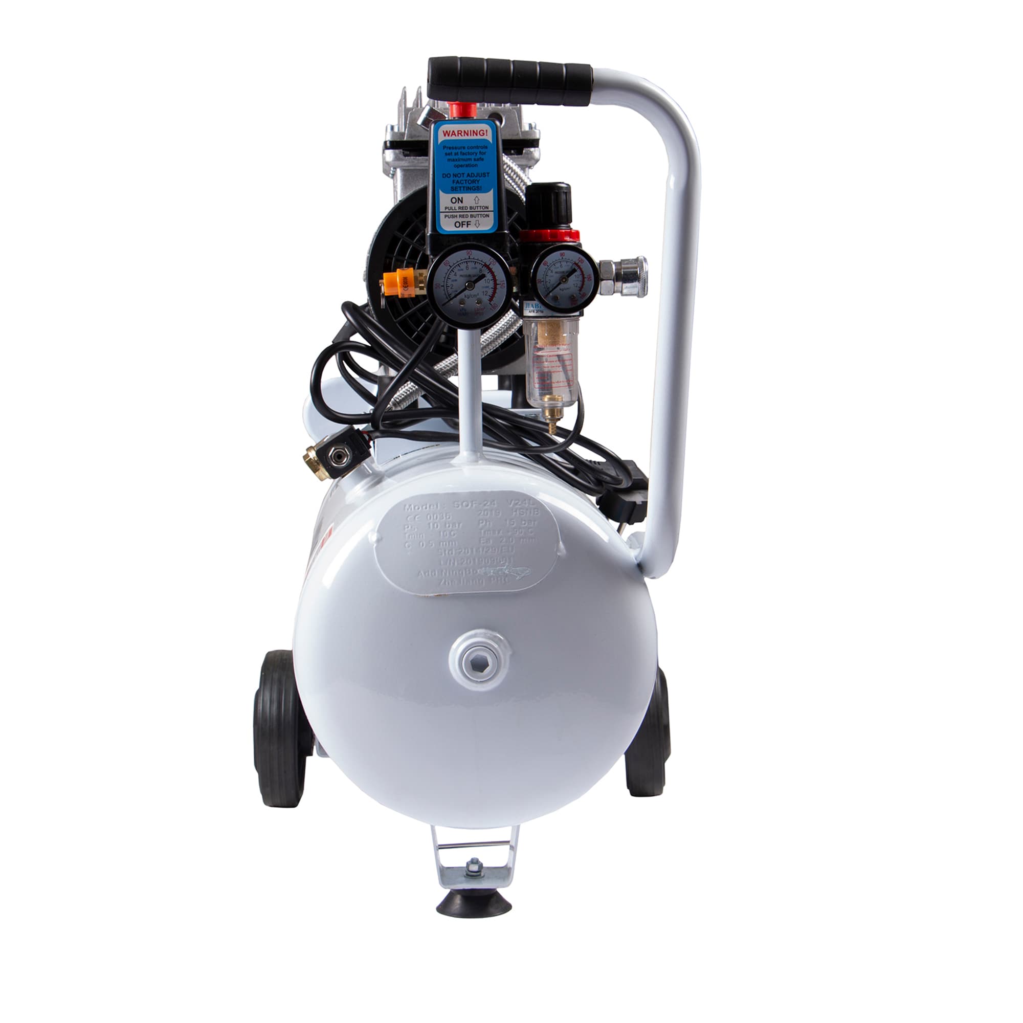 کمپرسور سایلنت 24 لیتری اکتیو مدل AC-1324SN استوک — تصویر ۸