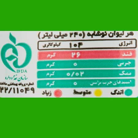نوشابه گازدار زمزم با طعم لیموناد حجم 1 لیتر بسته 6 عددی — تصویر ۶