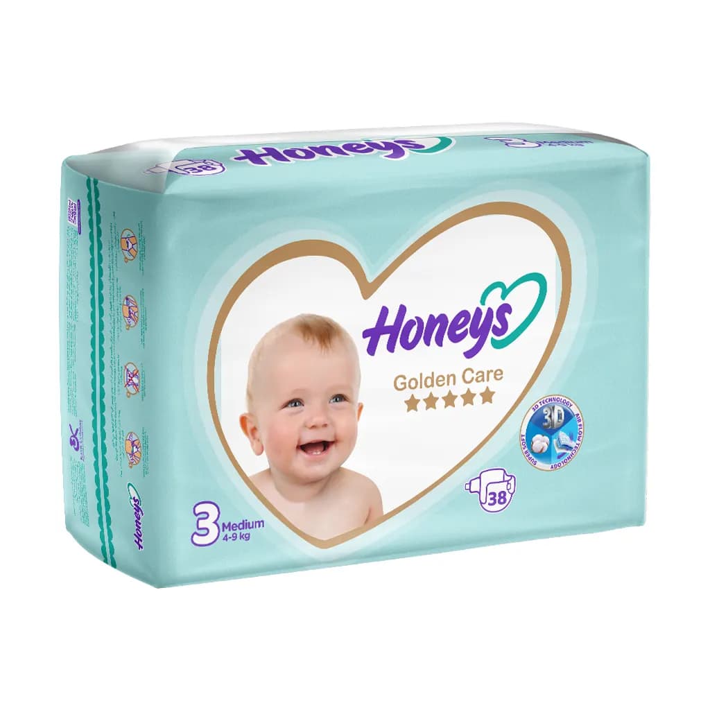 پوشک بچه سایز 3 هانیز