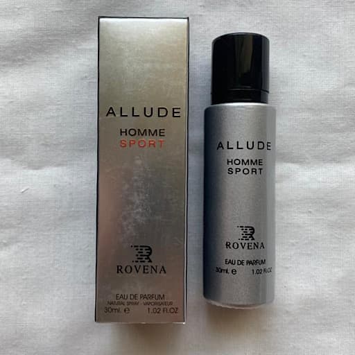 عطر روونا مدل آلود هوم اسپرت ROVENA ALLUDE HOMME SPORT (حجم 30میل)اماراتی اصلی