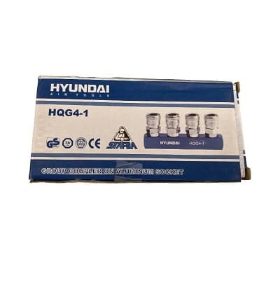 کوپلینگ 4 راهی کمپرسور باد هیوندای مدل HQG-4-1 — تصویر ۴