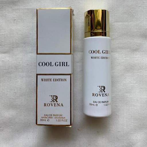 عطر روونا مدل کول گرل وایت ادیشن ROVENA COOL GIRL WHITE(حجم 30میل)اماراتی اصلی