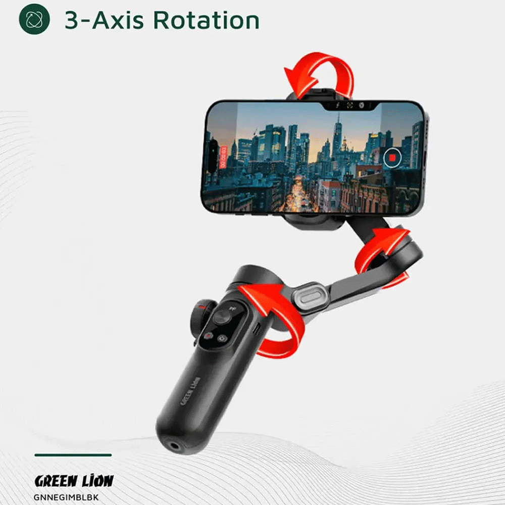 گیمبال و استابلایزر 3 محوره با ردیابی چهره هوشمند گرین لاین GXV-3 — تصویر ۴