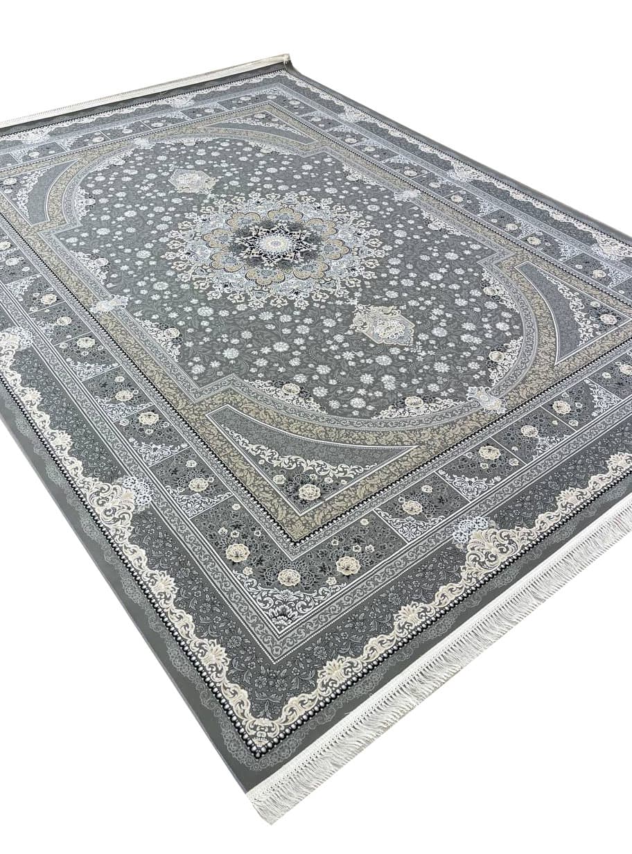 فرش طرح بوستان گل برجسته 1200 شانه تراکم 3600 کد 1054 — تصویر ۵