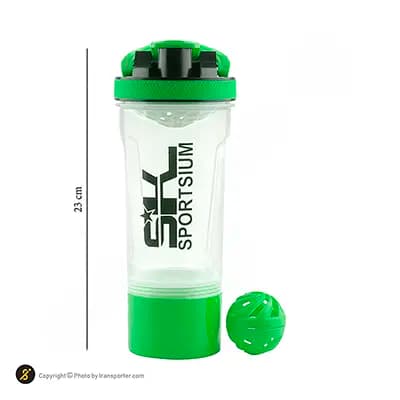 قمقمه شیکر ورزشی 3 تکهSIUM 700cc | سبز — تصویر ۸