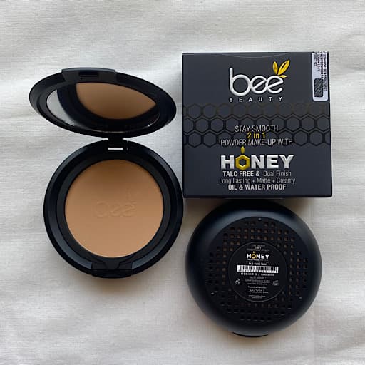 پنکیک بی بیوتی شماره مدیوم 3 bee beauty foundation powder medium حجم10گرم